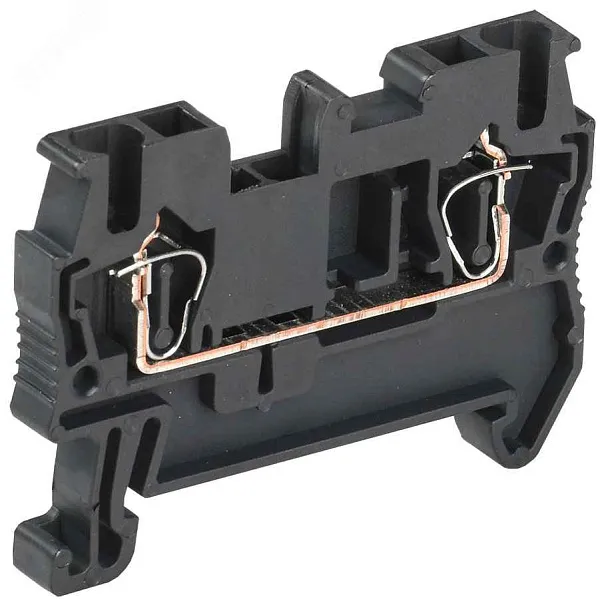 Клемма пружинная КПИ 2в-2,5 31А черный ИЭК