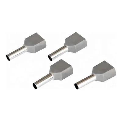 Наконечник-гильза НШвИ2  2,5-10  сер. (100 шт) (НГИ) HLT