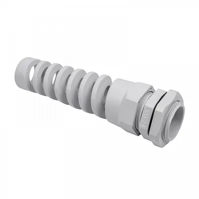 Кабельный ввод ВКС-ПР-PG13.5-12-L9 серый IP68 ГОФРОМАТИК