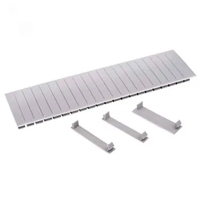 Заглушка 12 модулей серая (ИЭК)