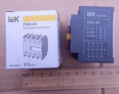 Приставка ПКИ-40 доп.контакты 4NO ИЭК