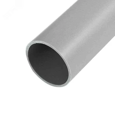 Труба  ПВx  жесткая гладк. ф40 (L 3) серая ИЭК