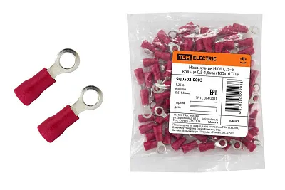 Након.НКИ 1,25-6 кольцо 0,5-1,5мм2 (100шт) ИЭК РФ