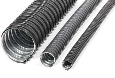 Металлорукав в ПВХ изоляции МРПИ нг   6  (100 м/уп.) ГОФРОМАТИК