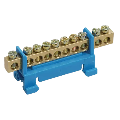 Шина нулевая в комб. DIN-изол "Стойка"  ШНИ-8x12- 6-КС-С ИЭК