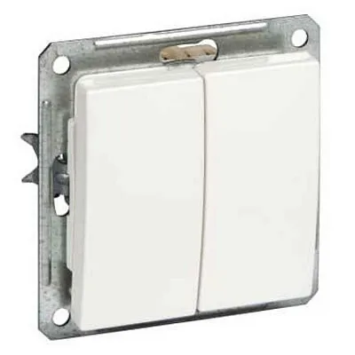 ШЭ 59 Выкл. 2кл. с/у 16А (шампань, б/рамки)(10шт) VS516-252-4-86