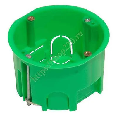 Коробка уст. с/п г/к (мет.лапки) 64x44  HEGEL  КУ1202 (288шт/упак)