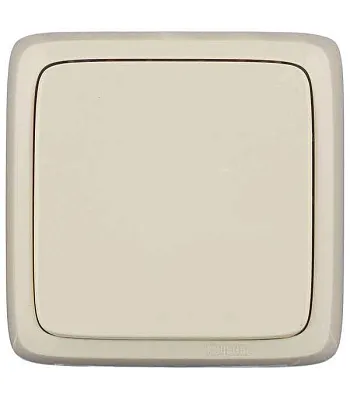 xегель Альфа Выкл. о/у 1кл с изол.пл. (250В, 10А) белый ВА10-113